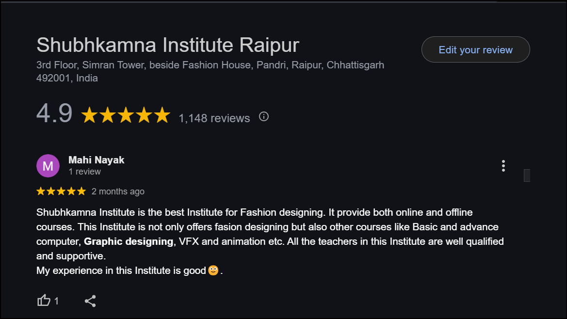 Google review 2