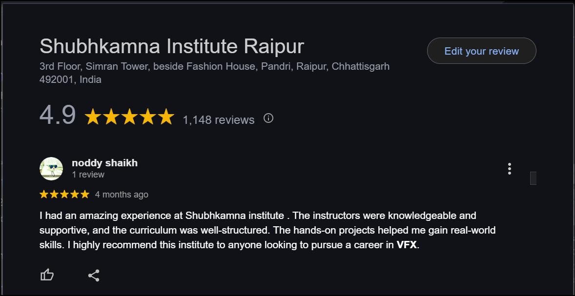 Google review 1