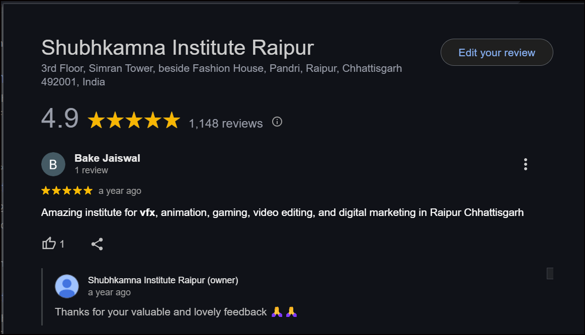 Google review 2
