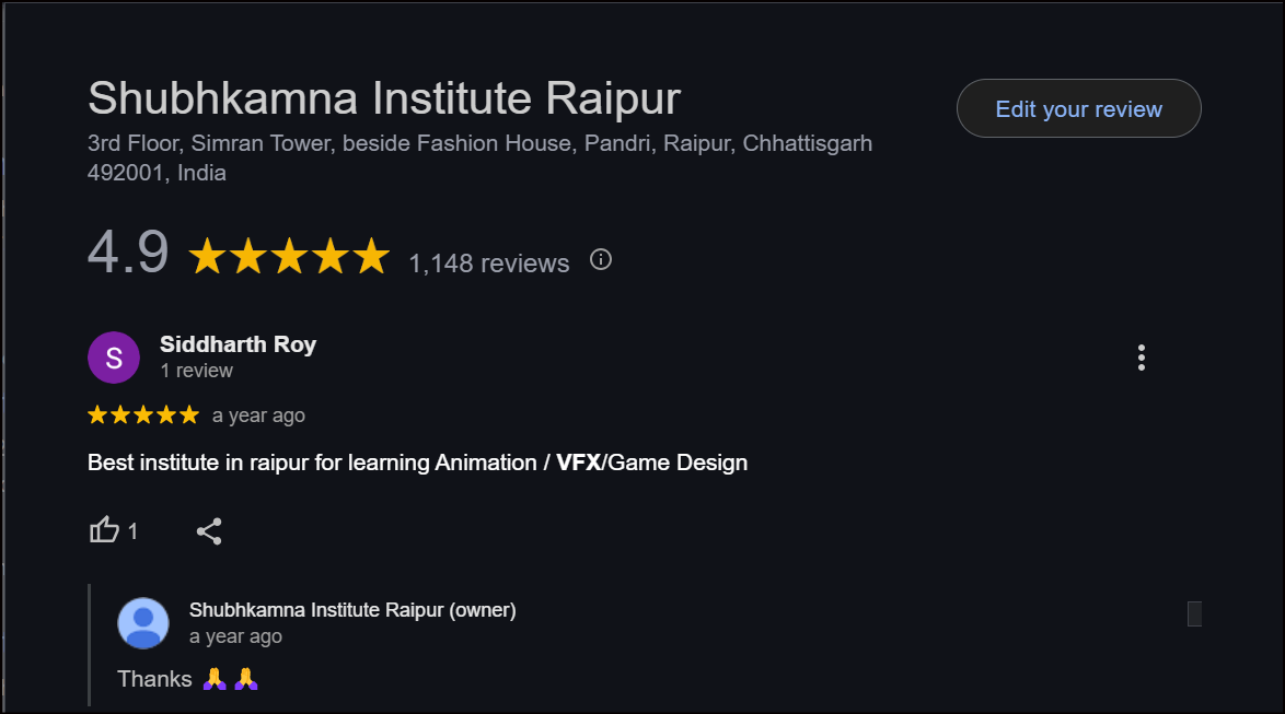 Google review 3