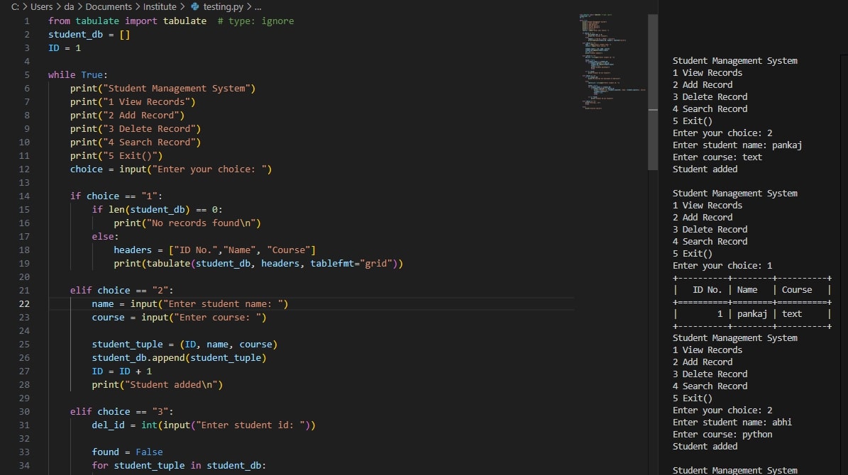 Programming Work 2